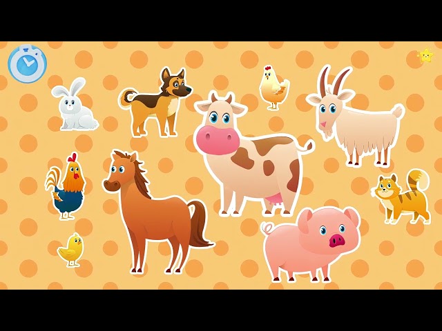 Farm animals names and sounds Animals for kids