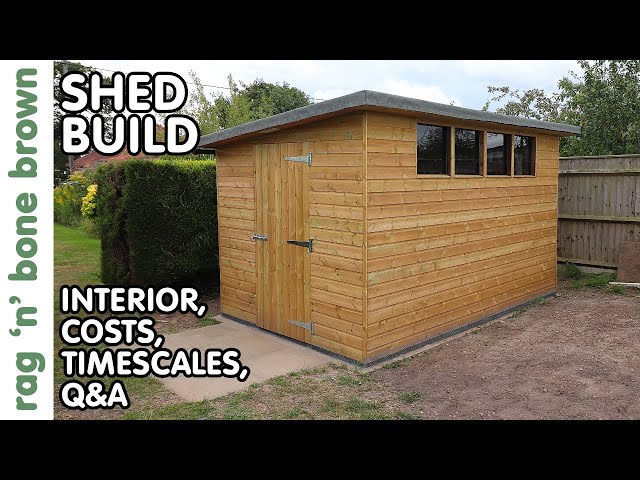 Finished Shed - Interior / Costs / Timescales / Q&A (PART 7)