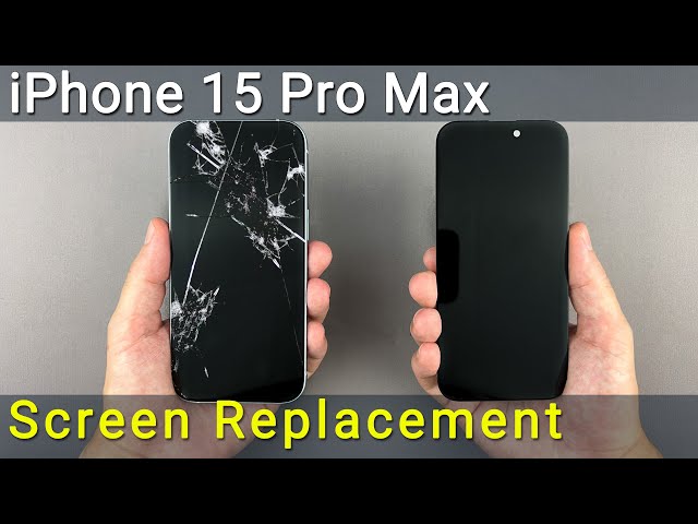 iPhone 15 Pro Max Screen Replacement Guide