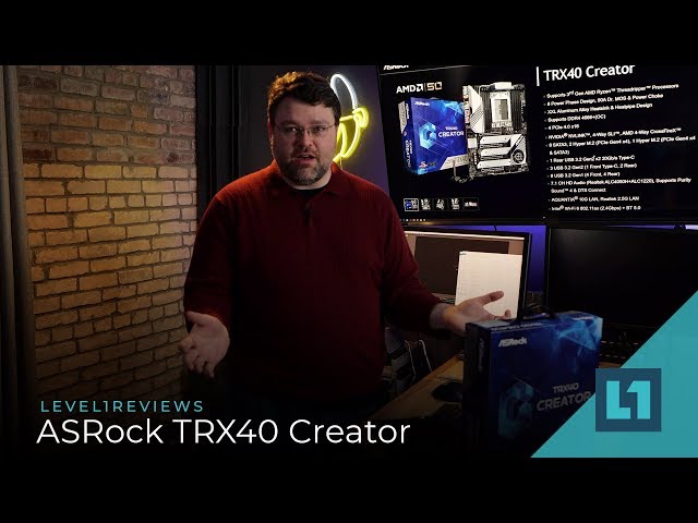 Asrock TRX40 Creator Motherboard Review!