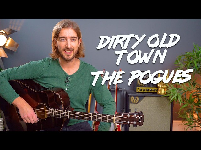 Play Dirty Old Town (Pogues version) with easy chords!