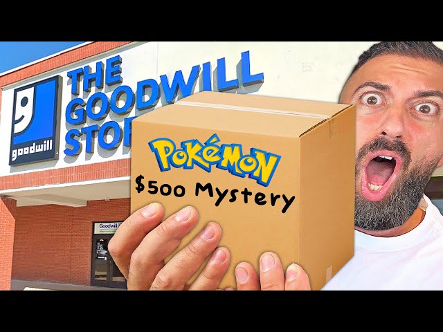 I Won a $500 Pokemon Mystery Box From Goodwill!