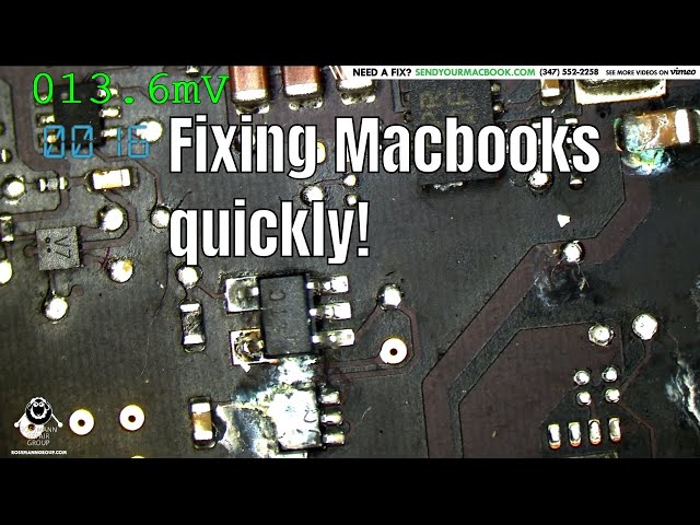 Methodology to fast logic board problem solving - Macbook Pro no green light