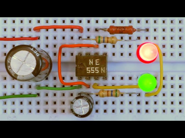 555 Chip Explained - LED Blinker, Buzzer, Siren...