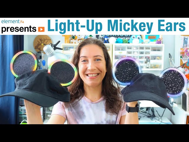 Synced NeoPixel Mickey Mouse Ears using micro:bit