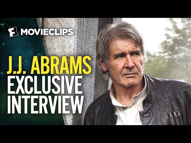 J.J. Abrams on Harrison Ford's Reaction to 'The Force Awakens' Finale (2016) Interview HD