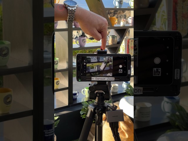 Qualcomm Demos AI-Powered Zoom Anyplace Feature to Track and Capture Moving Subject | #Samsung