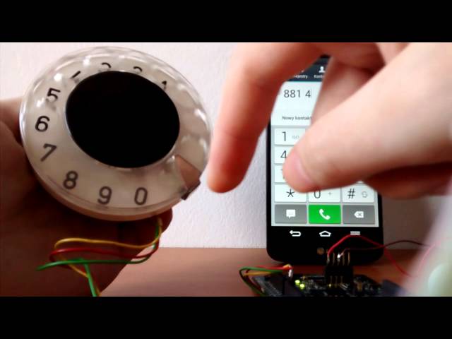 Hipster phone - bluetooth rotary dial