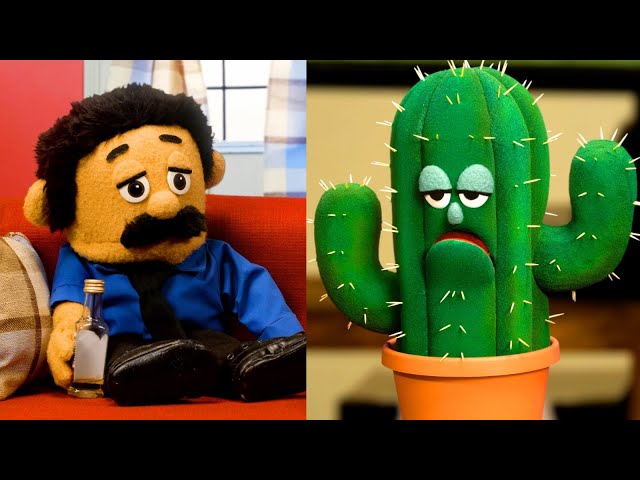 Judgemental Cactus | Awkward Puppets
