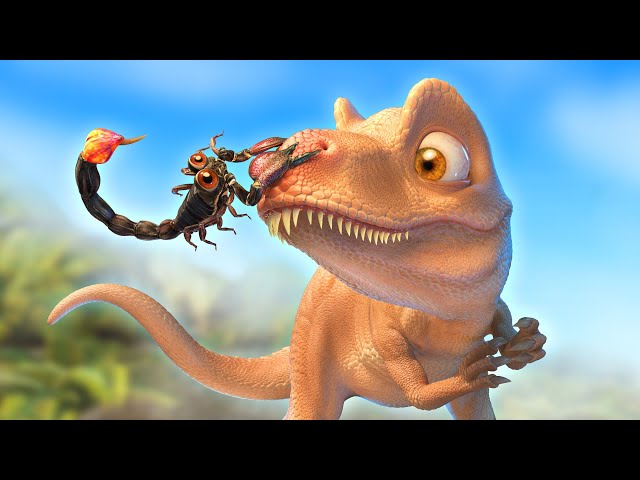 Rexy meets the Mountain King - Funny Dinosaur Cartoon for Families