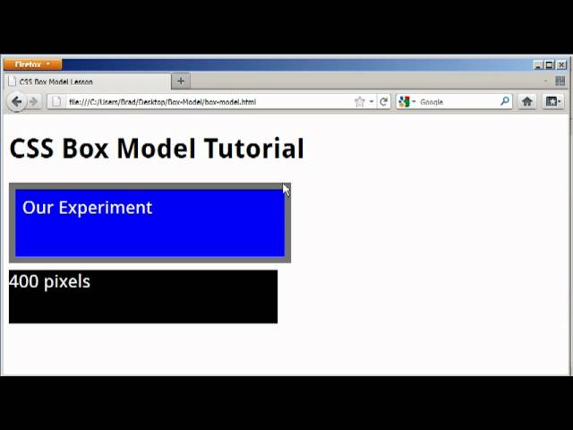 CSS Box Model Tutorial - Padding, Margin, and Border