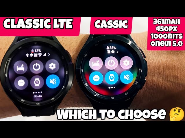Samsung watch 4 classic LTE Vs Samsung watch 4 classic Vs Samsung watch 4 | which one to buy 🤔 check
