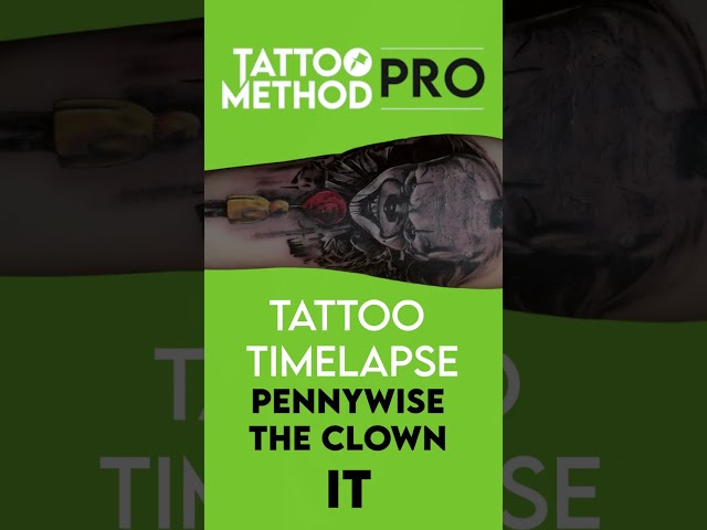 Pennywise Clown Tattoo (REALISTIC) - A Time-Lapse by Ben Fisher