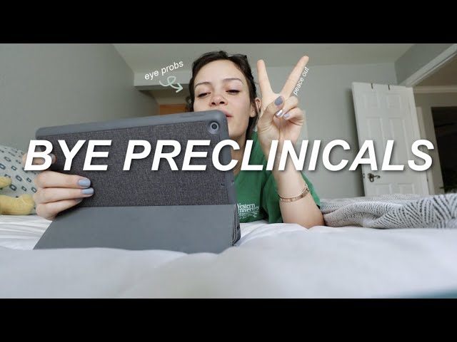 Last Med School Exam of Preclinicals (& pt.1 of eyelid saga) | Rachel Southard