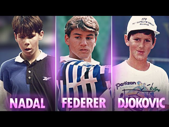Tennis Players When They Were Kids!