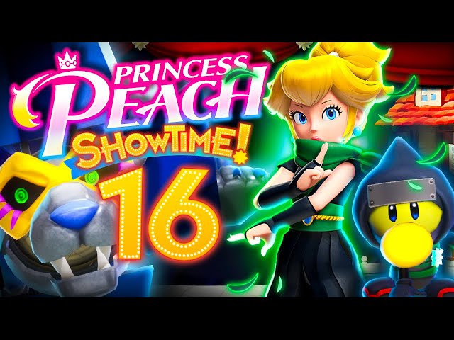 PRINCESS PEACH: SHOWTIME! 👸 #16: Ninja Peach Finale & Spotlion Boss