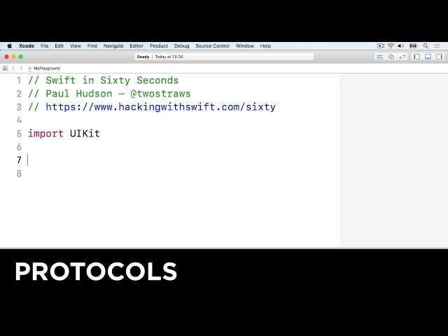 Protocols – Swift in Sixty Seconds