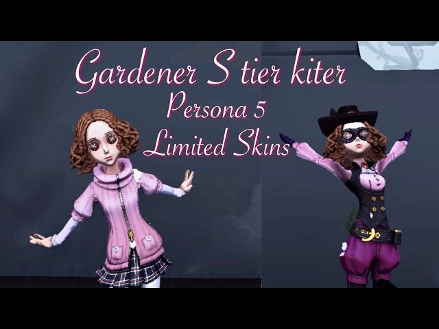 【Identity V】Gardener is BROKEN! || Persona 5 Limited Skins “Noir” & “Haru Okumura” Gameplay