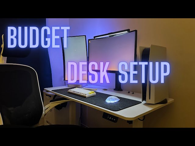 My Minimal & Budget Friendly Desk Setup - for Students & Content Creators (2024)