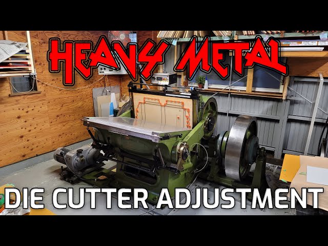 Japanese Die Cutter Machine Adjustment