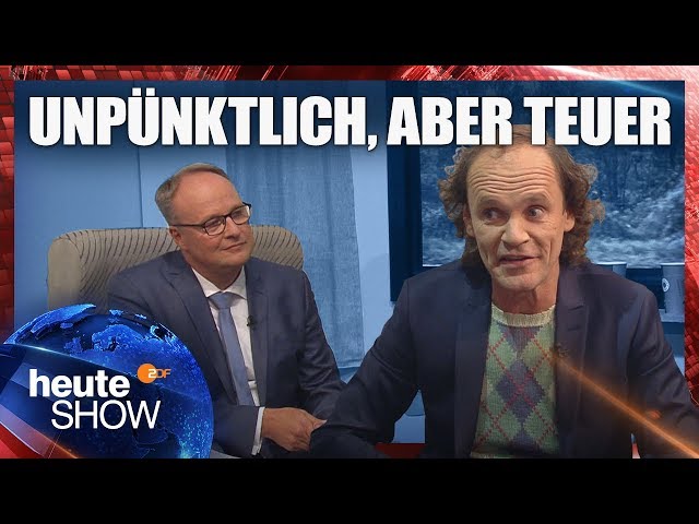 Olaf Schubert: Die vielen Probleme der Bahn | heute-show vom 14.09.2018