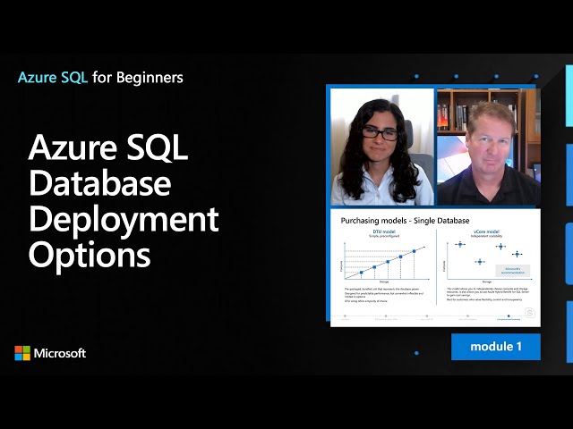 Azure SQL Database Deployment Options | Azure SQL for beginners (Ep. 9)