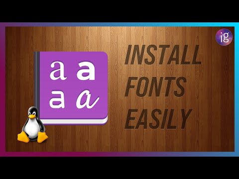 How to install fonts on Linux QUICKLY!