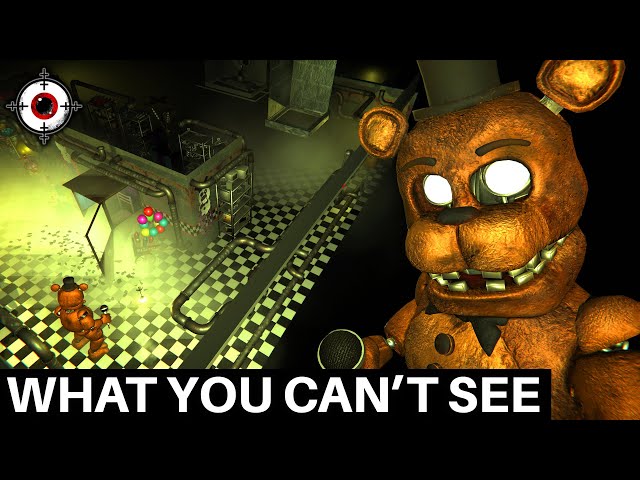 What FNAF The Glitched Attraction Hides Off Camera in the FNAF 2 Escape Room (Toys)