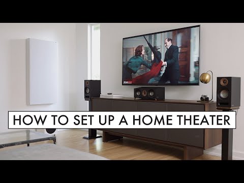 HOW TO Set Up a 5.1 HOME THEATER Surround Sound Speaker System