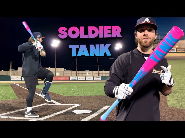 Hitting with the 2025 SOLDIER TANK | BBCOR Baseball Bat Review