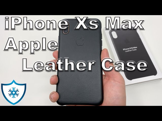 iPhone Xs Max | Apple Leather Case Black Review