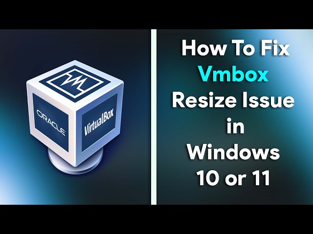 How to Fix Resize issue in Vmware | windows 10 & 11