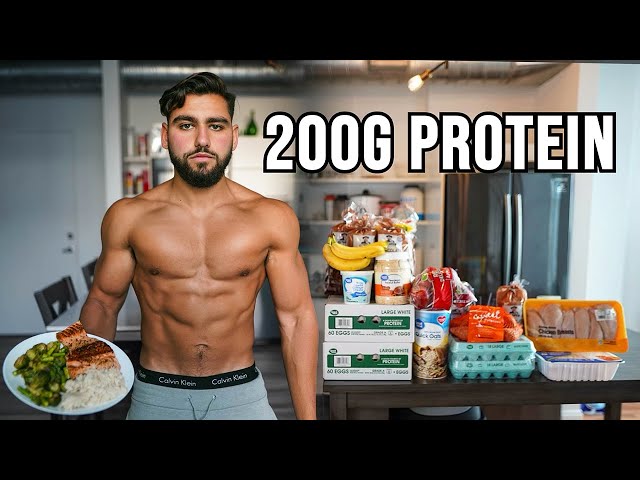 What 200g Of Protein A Day Looks Like | Full Day Of Eating