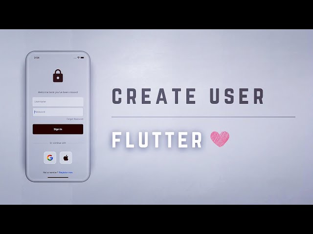 🔒📱 Email Sign Up • Flutter Auth Tutorial ♡