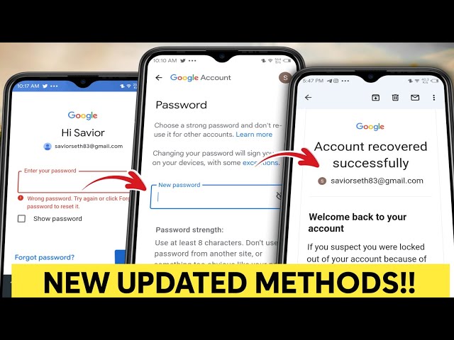 NEW! How to Reset & Recover Gmail Account Password 2024
