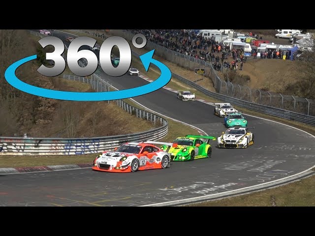 Nordschleife 360° - VLN 1. Formationlap + Race Start - Nürburgring in 360 Degrees