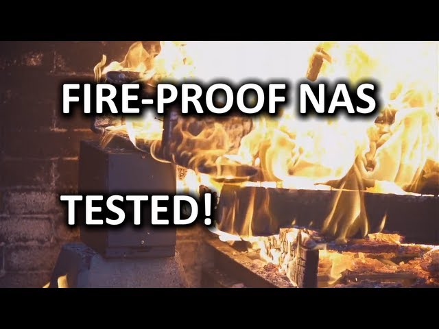 BURN TEST! IOSafe N2 Fireproof & Waterproof NAS