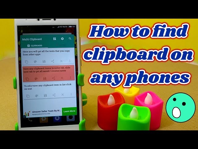 How to find clipboard on any phones.