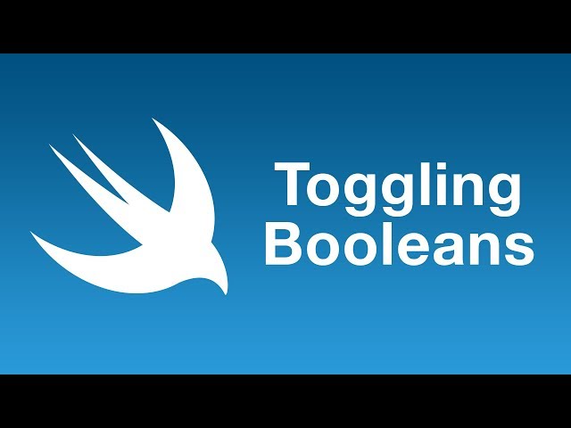 Toggling a Boolean using toggle()