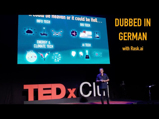 The Good Future: Futurist Gerd Leonhard's June 2023 TedX Cluj Talk - now DUBBED IN GERMAN!