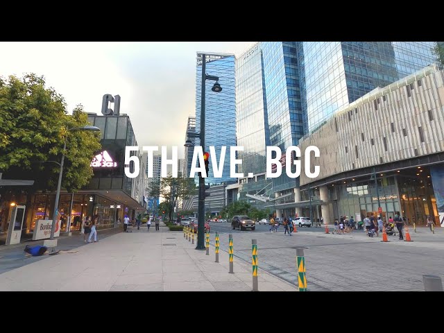 [4K] Rush Hour Walk along 5th Ave. BGC | Philippines June 2020