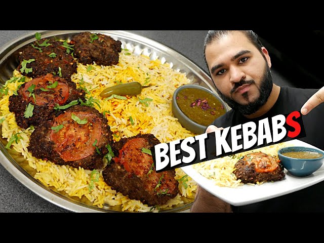 Chapli Kebab with Saffron Rice and Sauce | Halal Chef