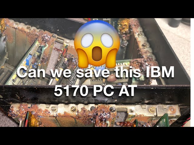 IBM 5170 battery disaster : Part 1 !