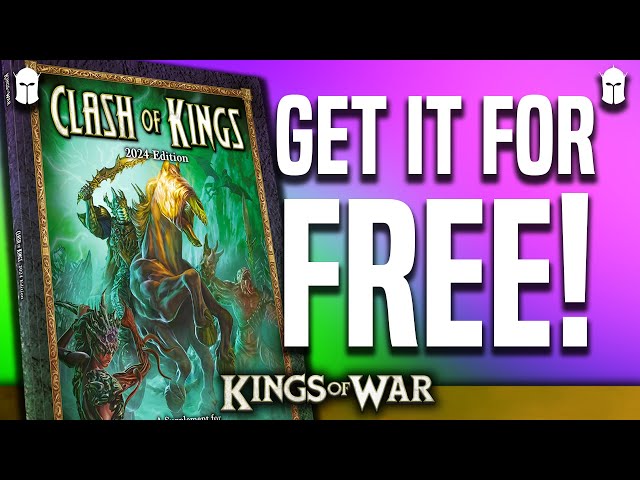 Get the Kings of War Clash of Kings 2024 Supplement for FREE!