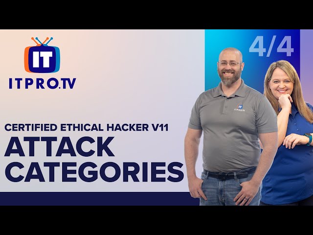 Certified Ethical Hacker (CEH) v11 Attack Classifications | First 3 For Free