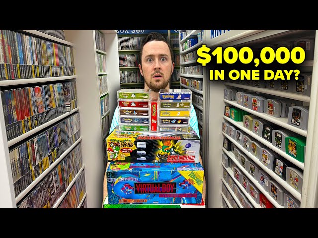 We Held The BIGGEST Video Game Auction Of All Time