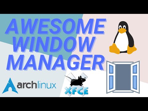 Switching from xfce4 to Awesome window manager using Arch Linux