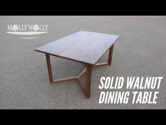 Walnut Dining Table DIY