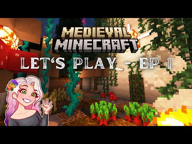 Medieval Minecraft Modpack Let's Play - Episode 1 (Cows and Villagers)