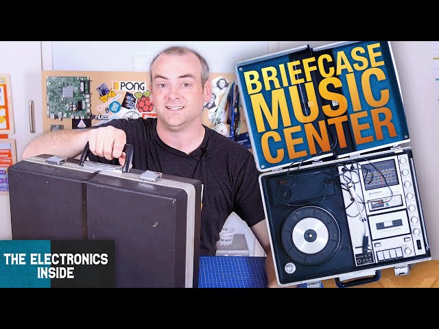 Teardown of a 1972 Sanyo G-2607 Portable Briefcase Stereo System  - The Electronics Inside